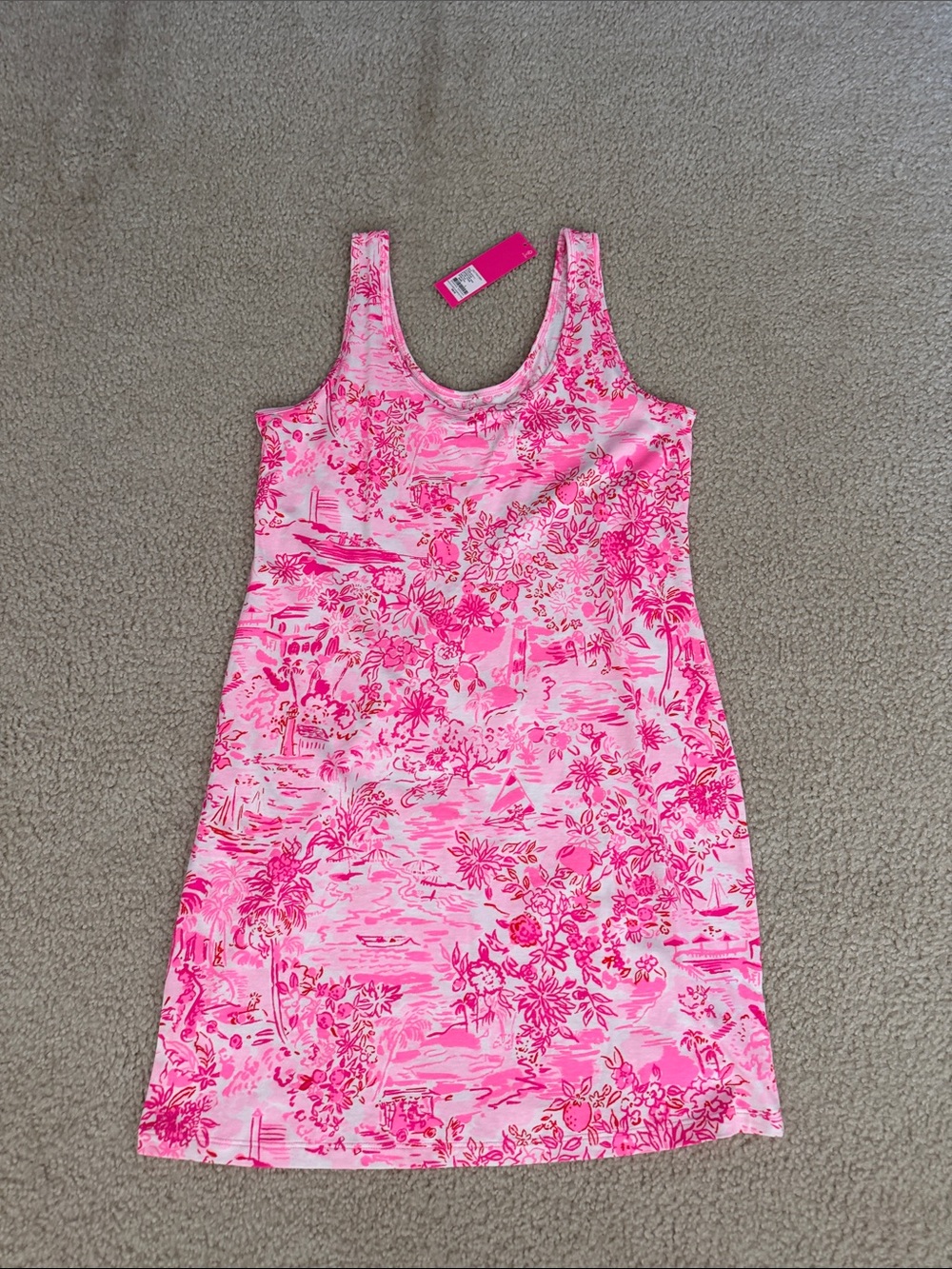 Lilly Pulitzer Peony Pink and Pink Print Dress